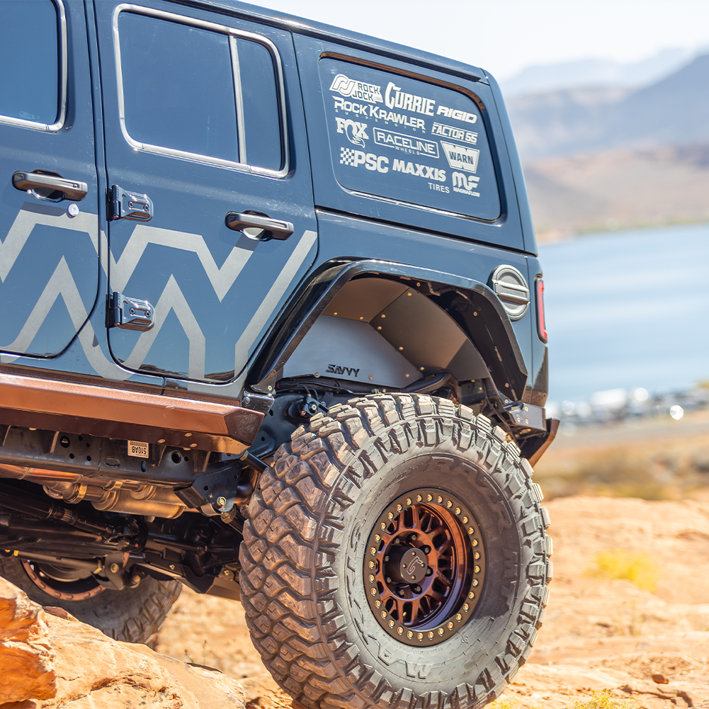 Savvy rear inner fenders for Jeep Wrangler JL & JLU