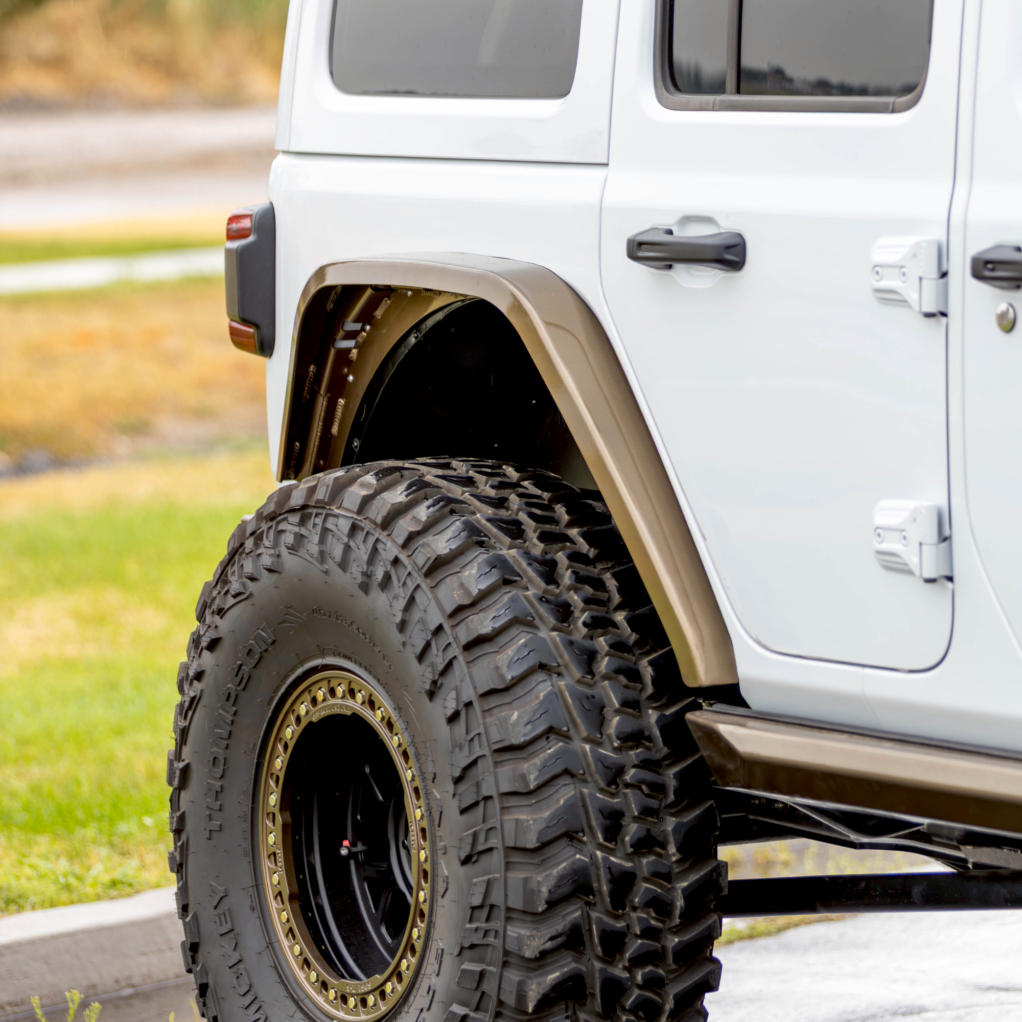 aluminum rear highline fenders for Jeep Wrangler JL and JLU