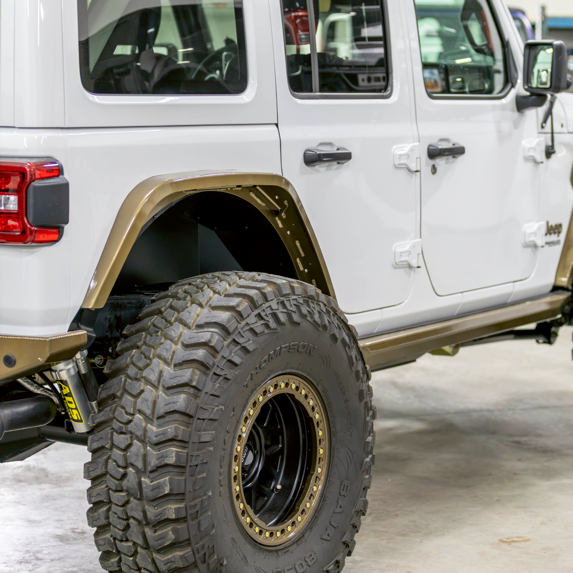 Savvy Offroad aluminum rear ultra highline fenders for Jeep Wrangler JL and JLU