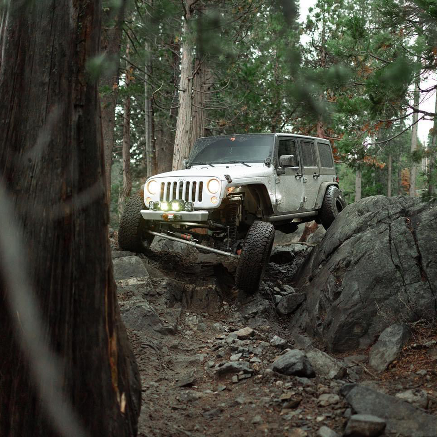 lightweight Jeep JKU front bumper