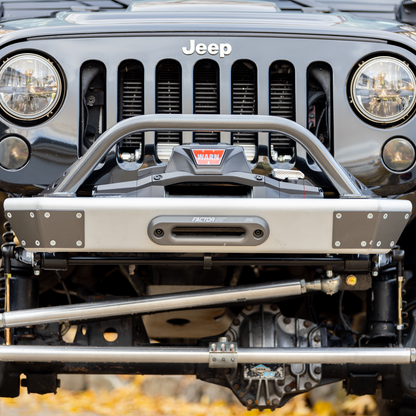 low-profile Jeep front bumper with hoop