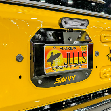 Savvy spare tire delete for Jeep Wrangler