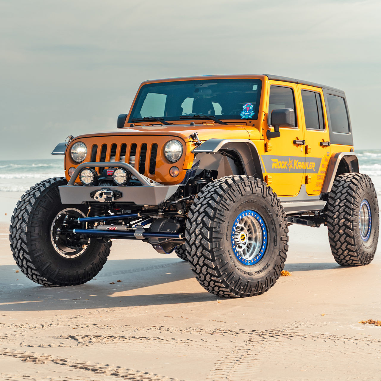 Savvy Offroad KRAWLER ELITE Armor Bundle for 2007-2018 Jeep Wrangler JKU with front bumper, rear bumper, bolt-on sliders, rocker trim kit, spare tire delete, and front and rear inner fenders