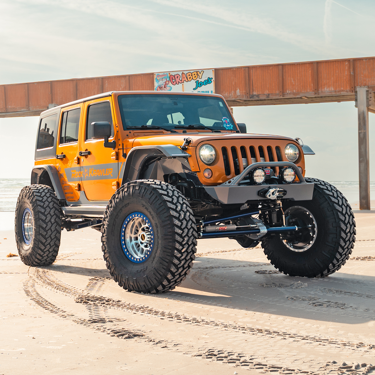 Savvy Offroad KRAWLER LITE Essentials Armor Bundle with front bumper, rear bumper, and bolt-on rock sliders for 2007-2018 Jeep Wrangler JKU