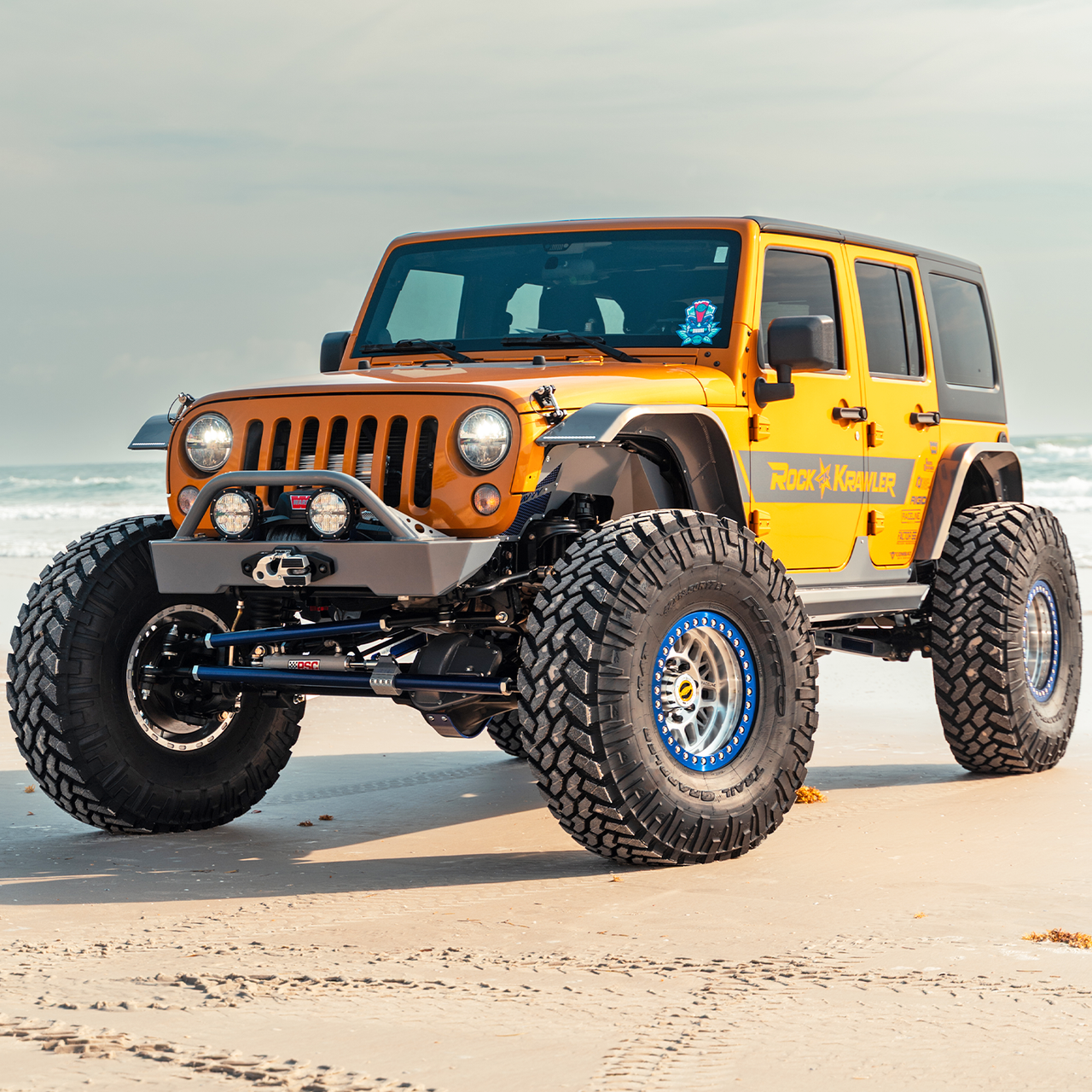 Savvy Offroad KRAWLER ELITE full armor bundle including aluminum front bumper with hoop, rear bumper, bolt-on rock sliders, front and rear inner fenders, rocker trim kit, and spare tire delete for 2007–2018 Jeep Wrangler JKU