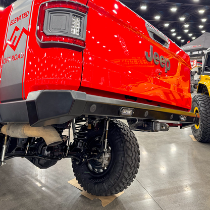 Savvy Offroad KRAWLER LITE bolt-on rock sliders with high-clearance low-profile fitment and replaceable outer skin on 2020–2026 Jeep Gladiator JT