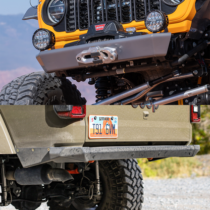 Savvy Offroad LEGACY Aluminum Base Armor Bundle with 6061 aluminum front and rear bumpers for 2020–2026 Jeep Gladiator JT