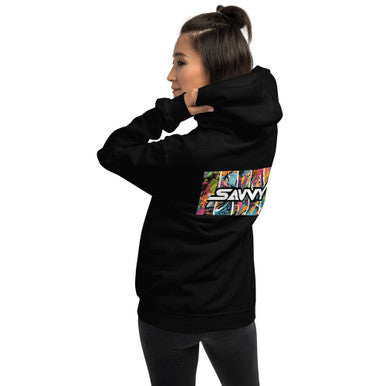 SAVVY STREET ART UNISEX HOODIE