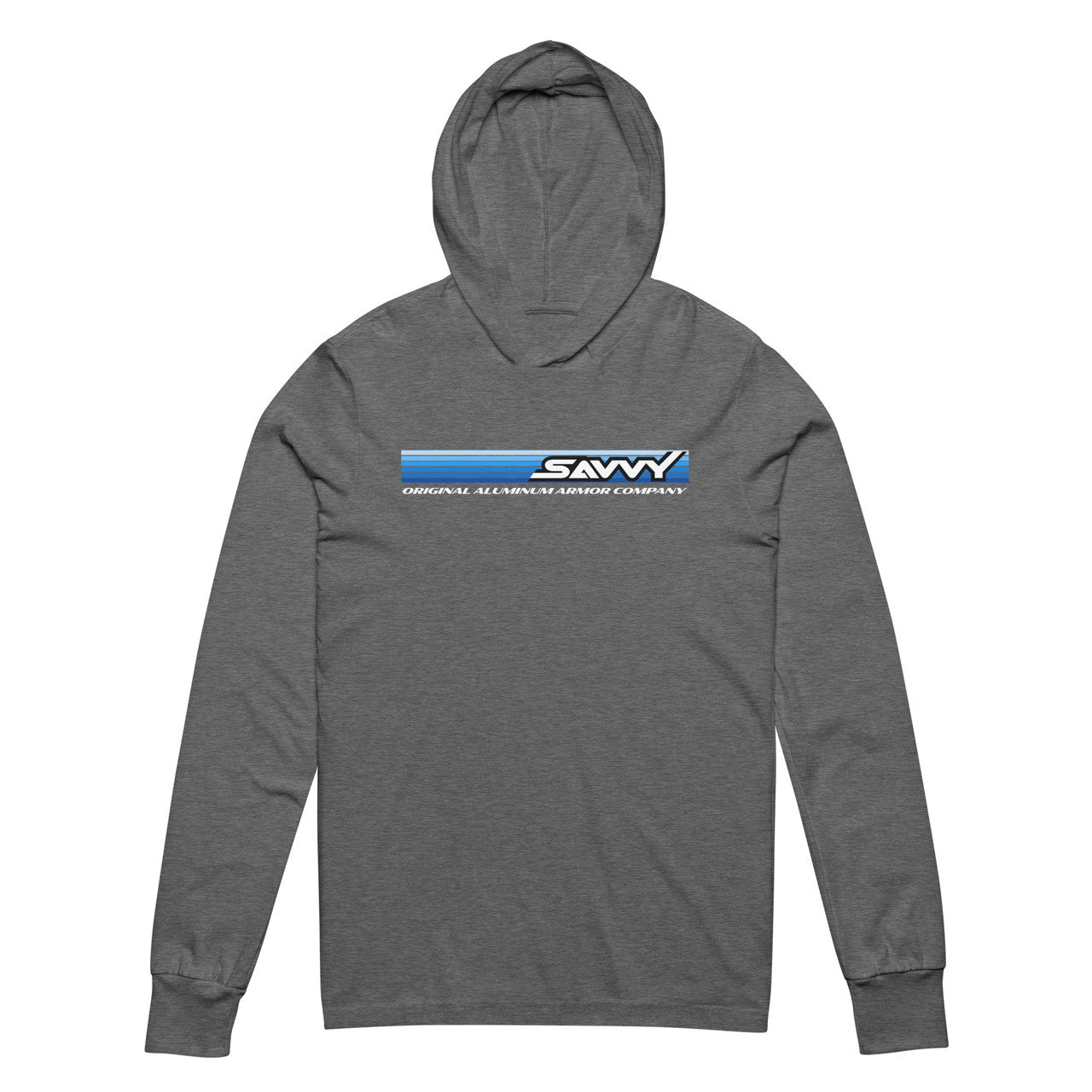 SAVVY OG ALUMINUM HOODED LONG-SLEEVE TEE