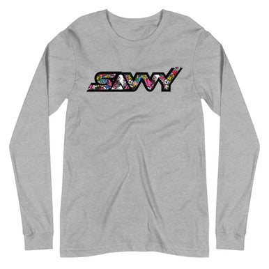 SAVVY GRAFITTI UNISEX LONG SLEEVE TEE
