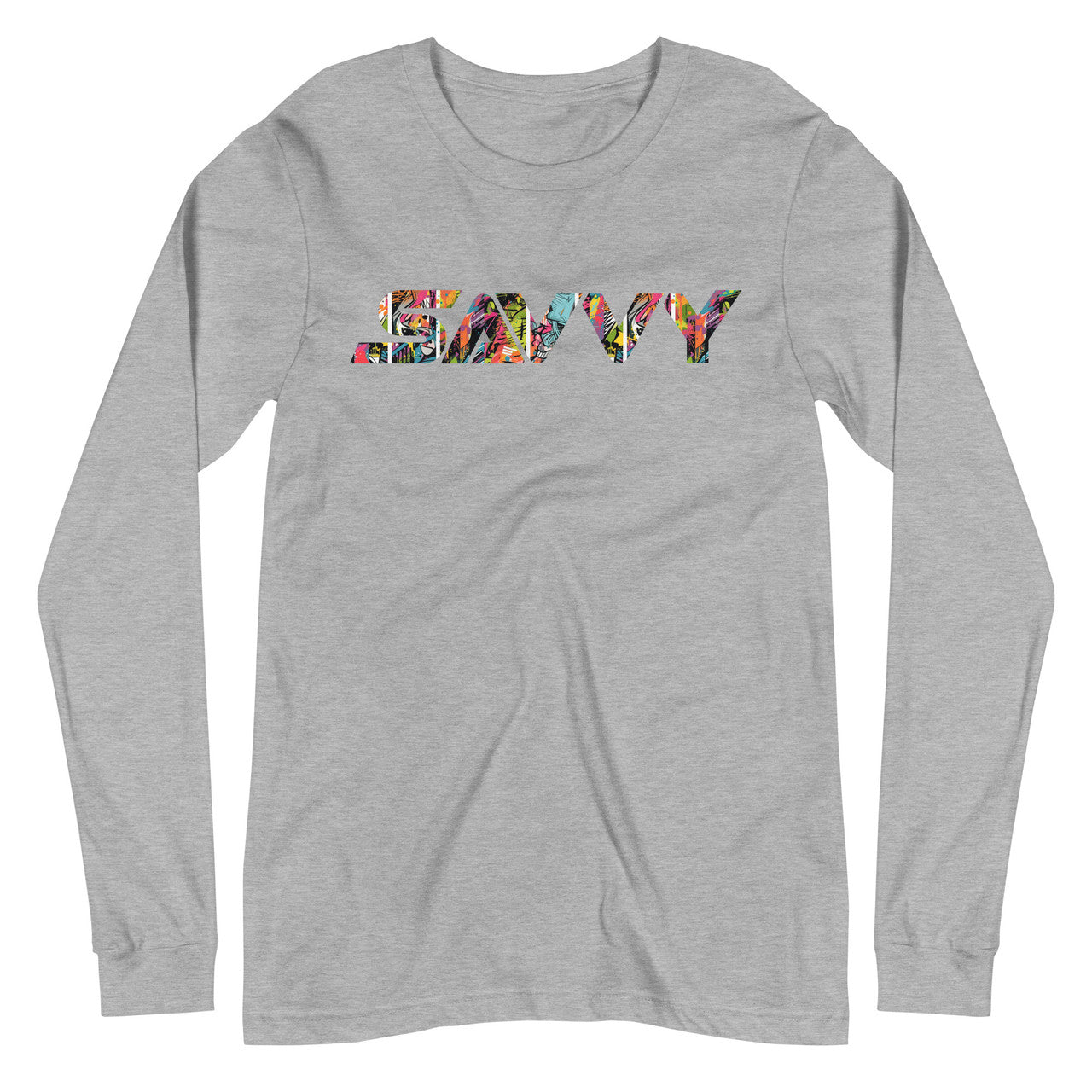 SAVVY STREET ART UNISEX LONG SLEEVE TEE