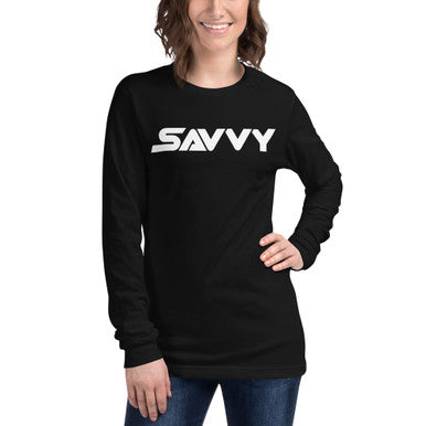 SAVVY BLOCK UNISEX LONG SLEEVE TEE
