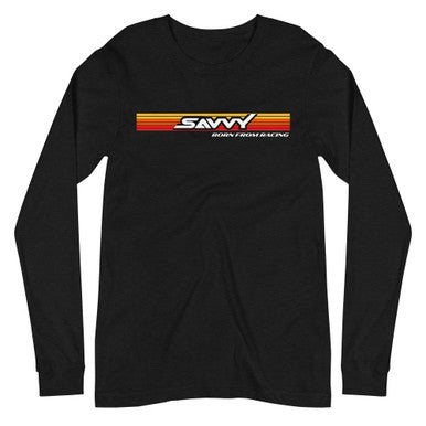 SAVVY BORN FROM RACING UNISEX LONG SLEEVE TEE