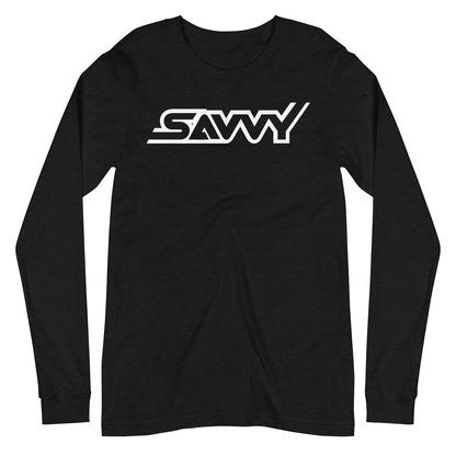 SAVVY OUTLINE UNISEX LONG SLEEVE TEE
