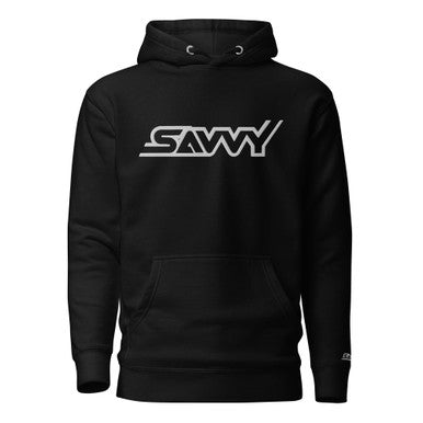 SAVVY OUTLINE UNISEX EMBROIDERED HOODIE