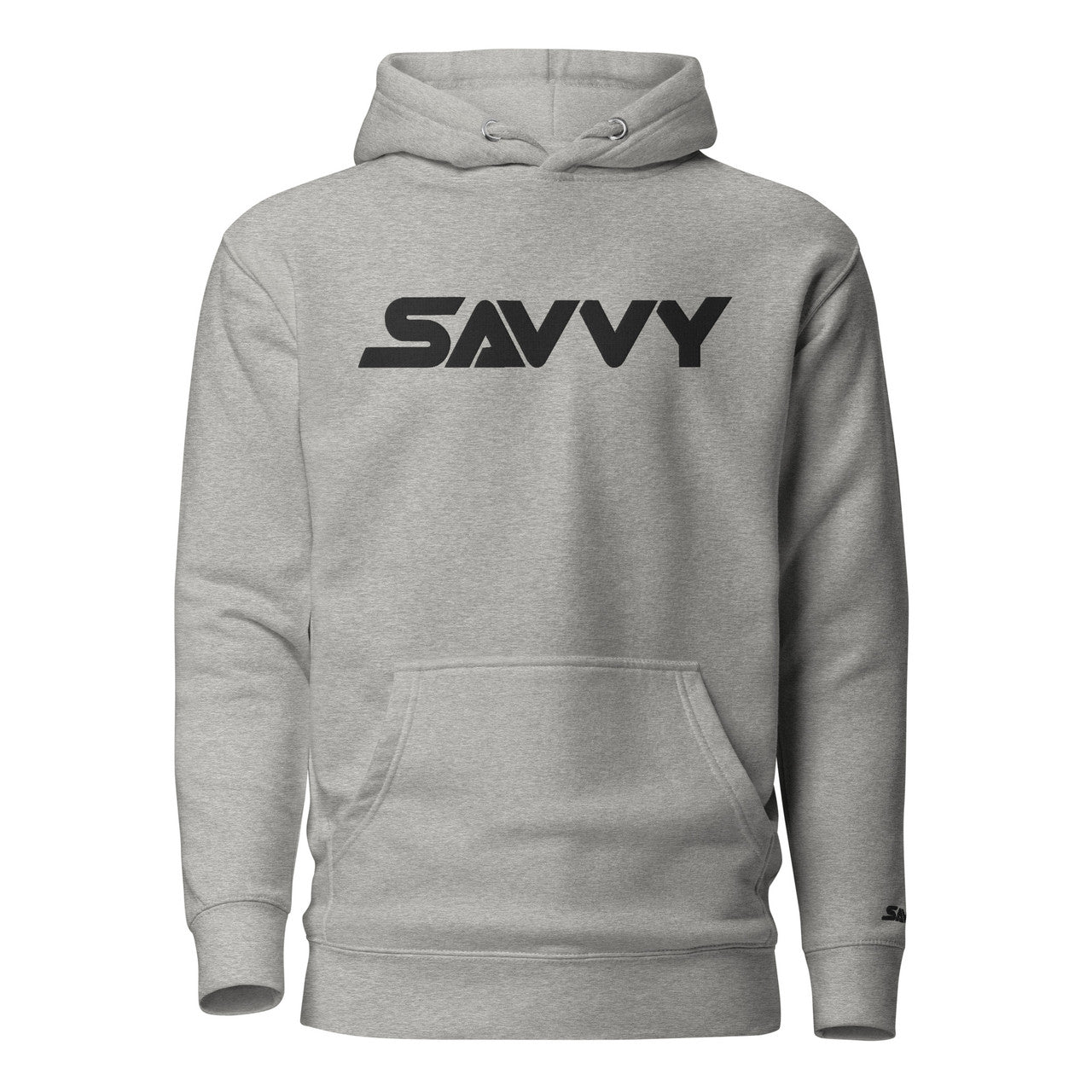 SAVVY BLOCK EMBROIDERED HOODIE (BLACK BLOCK)