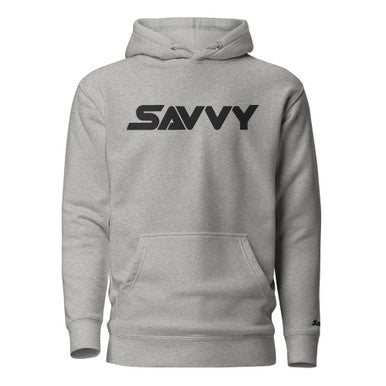 SAVVY BLOCK EMBROIDERED HOODIE (BLACK BLOCK)