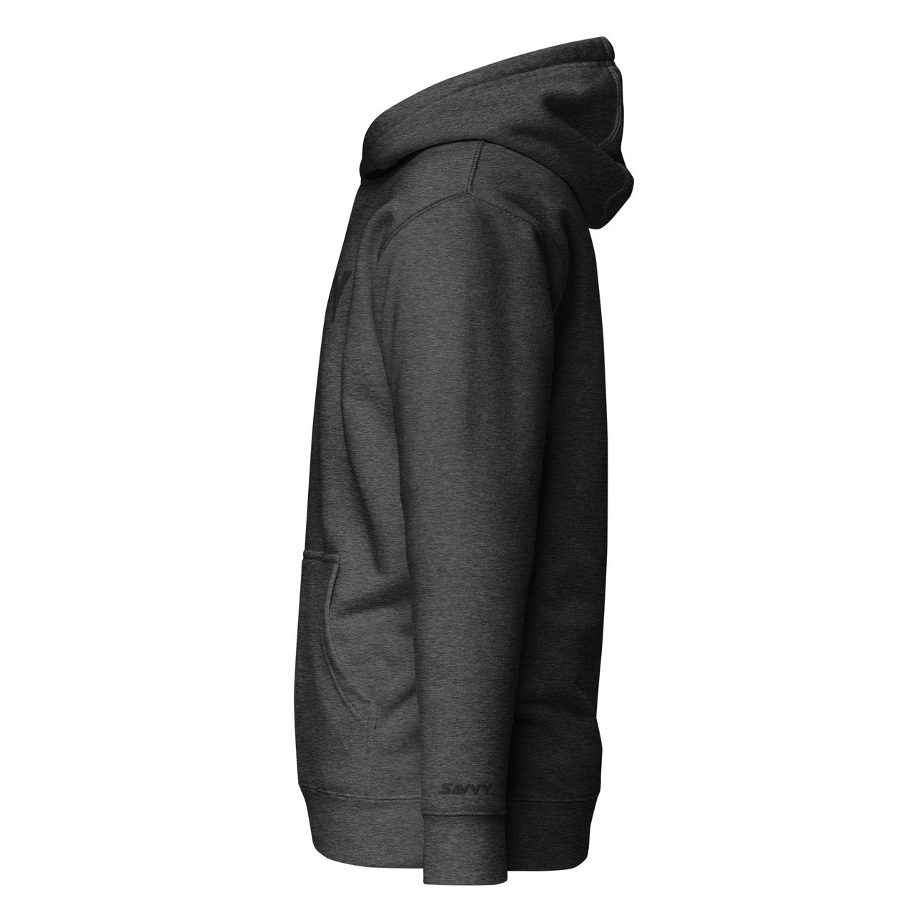 SAVVY BLOCK EMBROIDERED HOODIE (BLACK BLOCK)