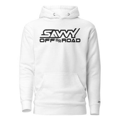 SAVVY OFFROAD OUTLINE UNISEX EMBROIDERED HOODIE (BLACK OUTLINE)