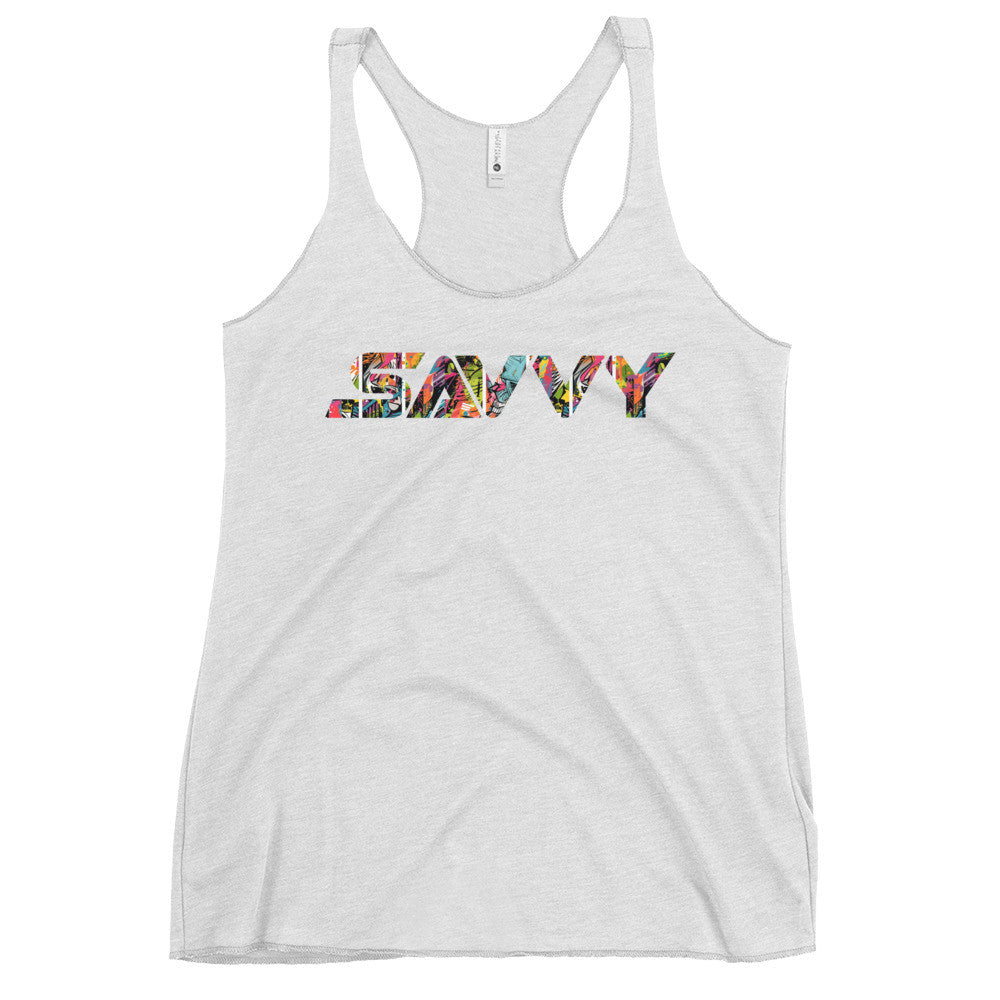 SAVVY STREET ART WOMEN'S RACERBACK TANK