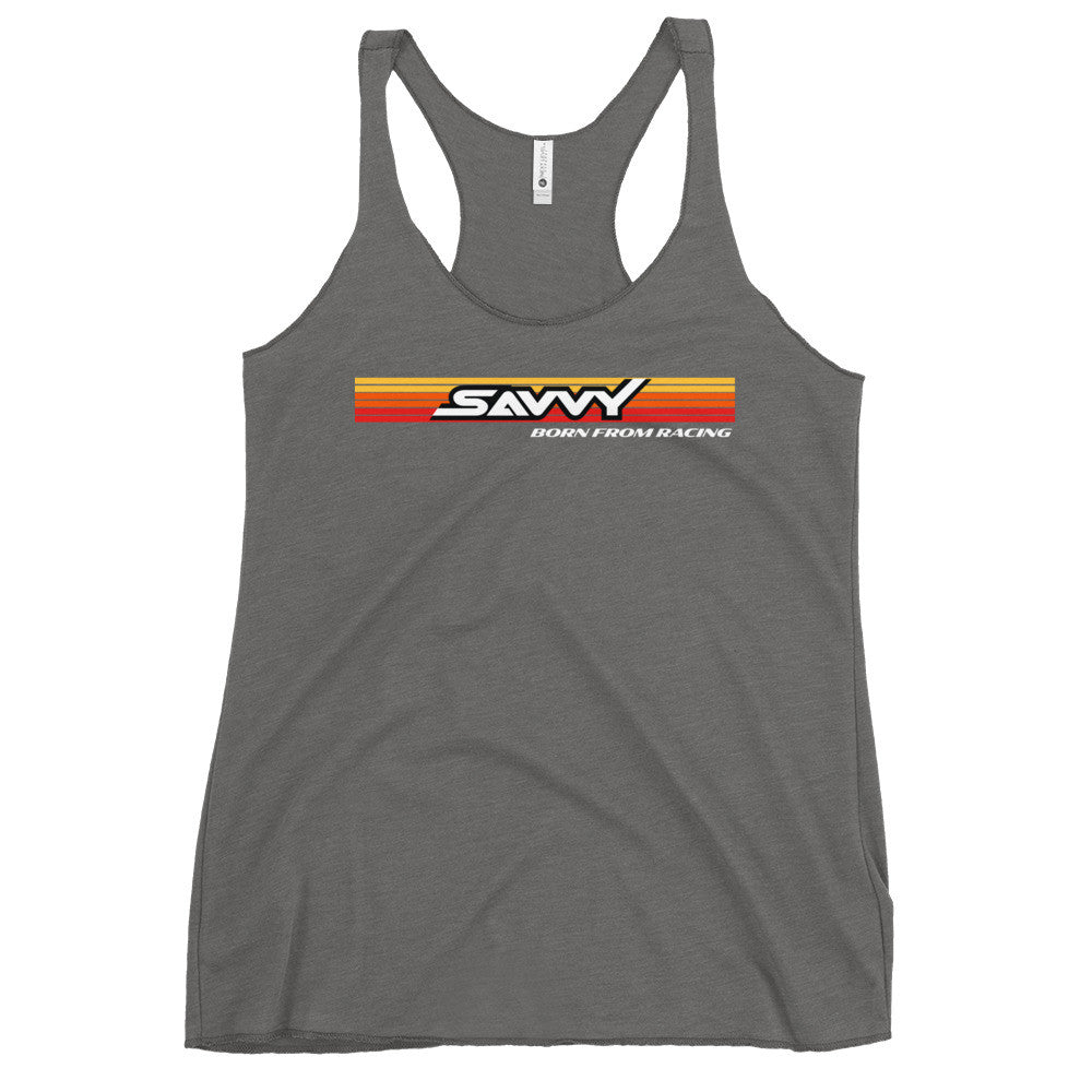 SAVVY BORN FROM RACING WOMEN'S RACERBACK TANK