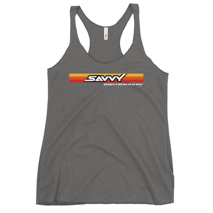 SAVVY BORN FROM RACING WOMEN'S RACERBACK TANK