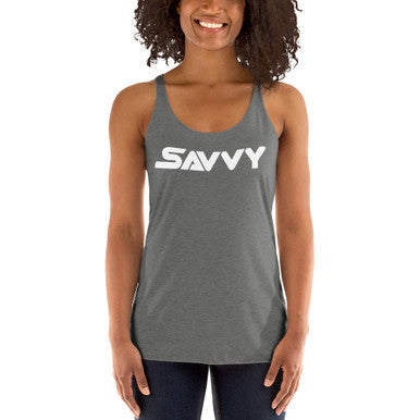 SAVVY BLOCK WOMEN'S RACERBACK TANK