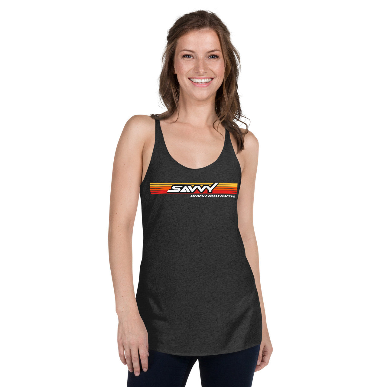 SAVVY BORN FROM RACING WOMEN'S RACERBACK TANK